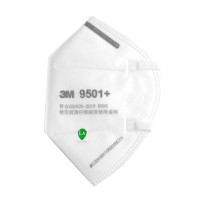 3M KN95口罩9501+ 防雾霾PM2.5 防飞沫 舒适针织带 耳戴式1/只