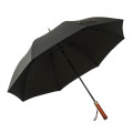 三极 TP7060 木手柄商务长柄直杆雨伞 黑色