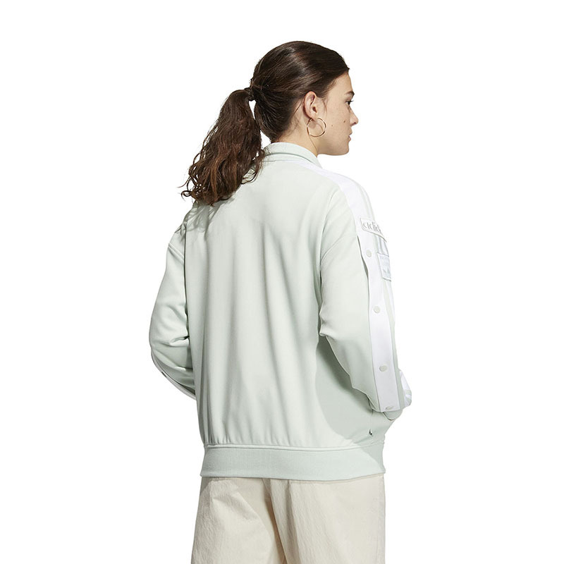 adidas originals SS23 Adibreak 运动夹克外套 女款 亚麻绿色 HY4262