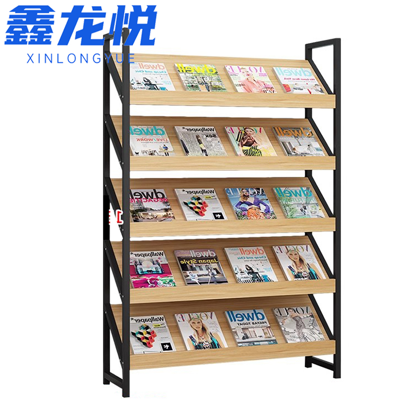 鑫龙悦杂志架五层80cm个高清大图