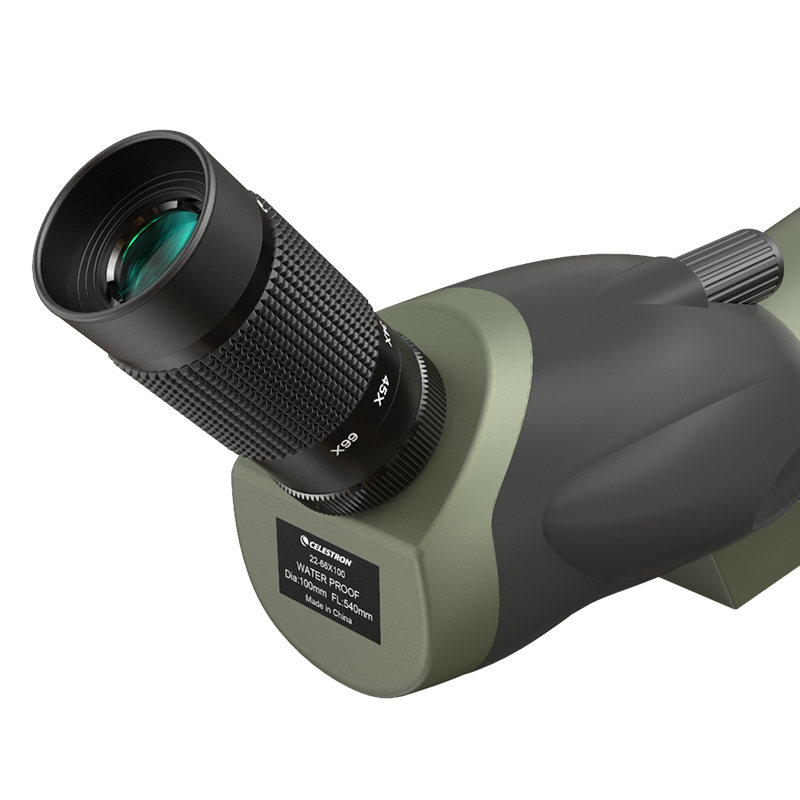 星特朗 CELESTRON C22-66X100A 高倍高清防水单筒望远镜观鸟镜微光可夜视