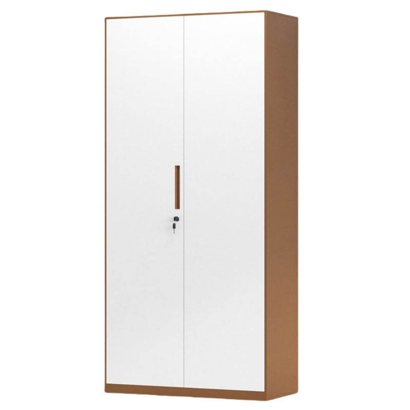 凌迪星咖色文件柜900*400*1850mm台高清大图