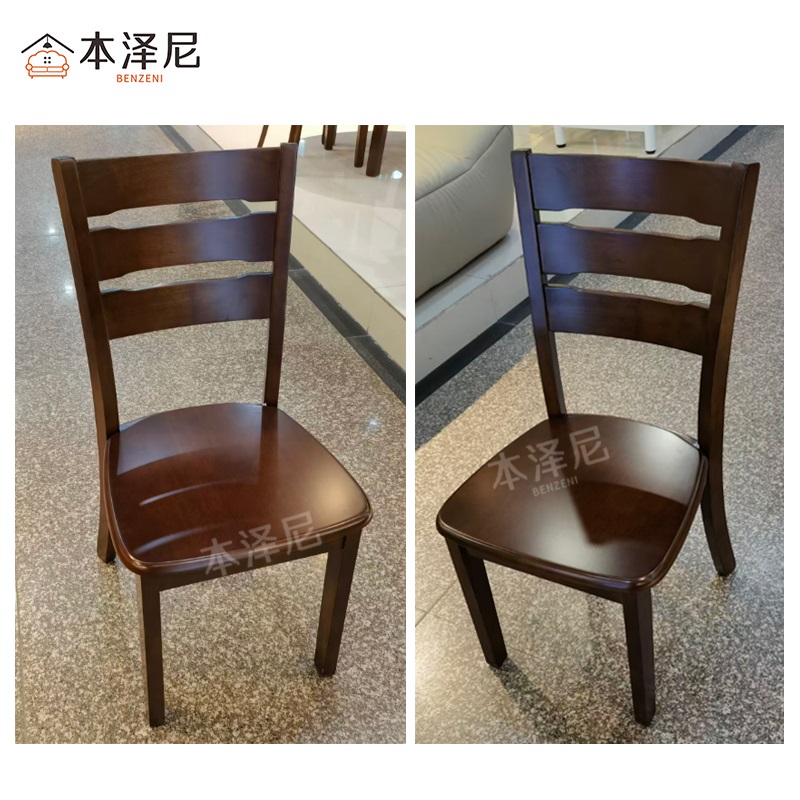 本泽尼 木椅 HTYH-CY083 430*400*900mm 把高清大图