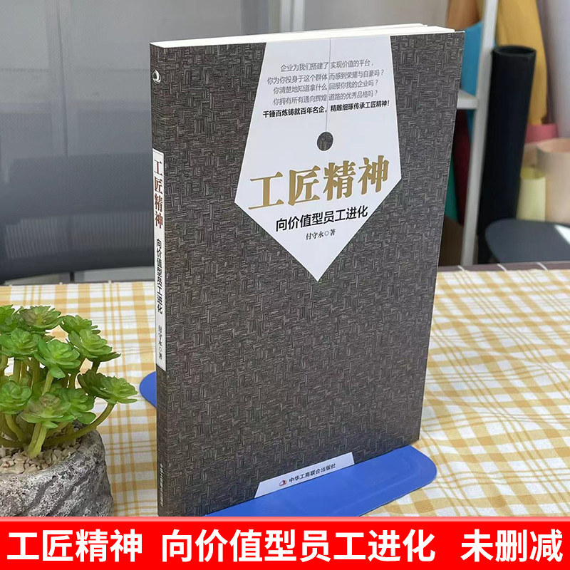 [正版]工匠精神(向价值型员工进化) 付守永 著 移动互联时代更需要工匠精神 工作修行 图书籍高清大图