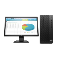惠普(HP)880 G6商用台式电脑+24寸(I5-10500/8G/1T/DVDRW/Win10专业版/3年)