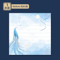 复古风插画便签纸无粘性便签小本子套装记事本小随身学习用品文具|东凰 1本装-60张(体验装不划算)