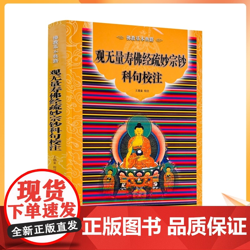 正版 观无量寿佛经疏妙宗钞科句校注(佛教基本典籍)白话观无量寿经/佛教文化经典丛书高清大图