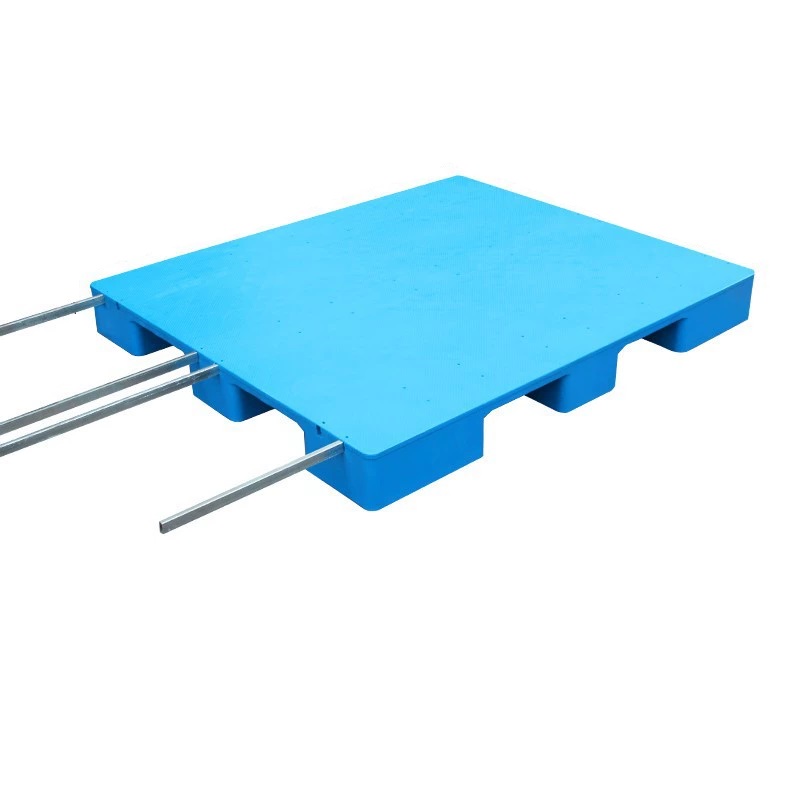 宁储 塑料托盘 平板九脚托盘 140*120*14cm+4钢 张高清大图