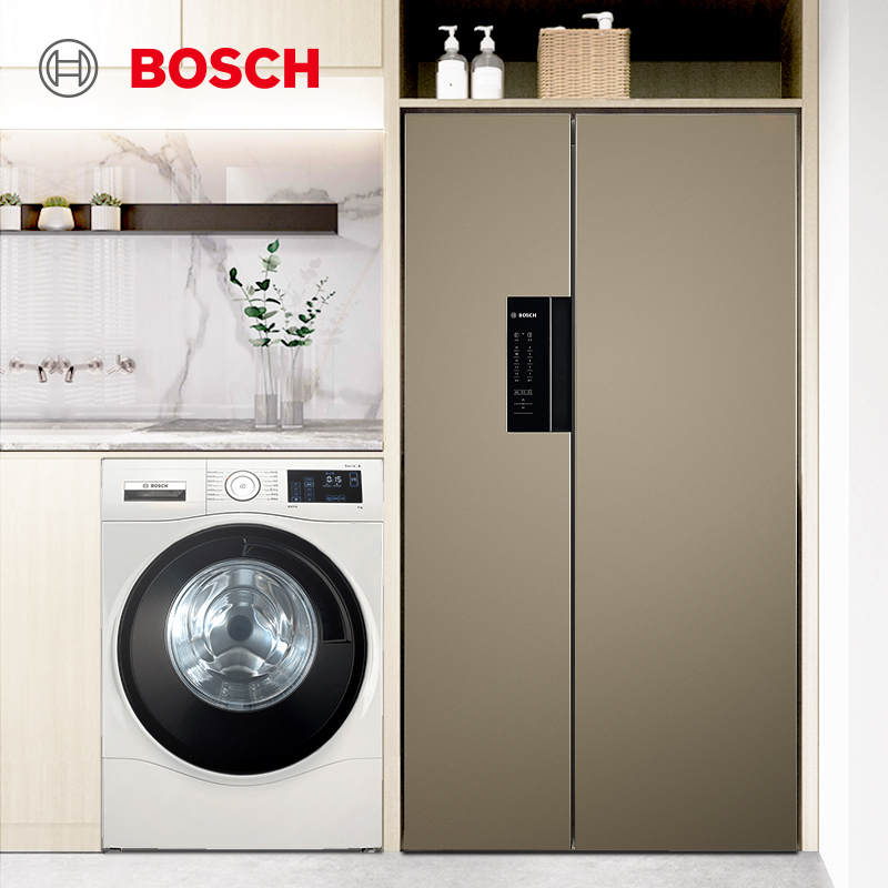 博世(BOSCH)9公斤 全自动变频滚筒洗衣机 家用大容量 净效除菌 高温筒清洁 XQG90-WAU284600W高清大图