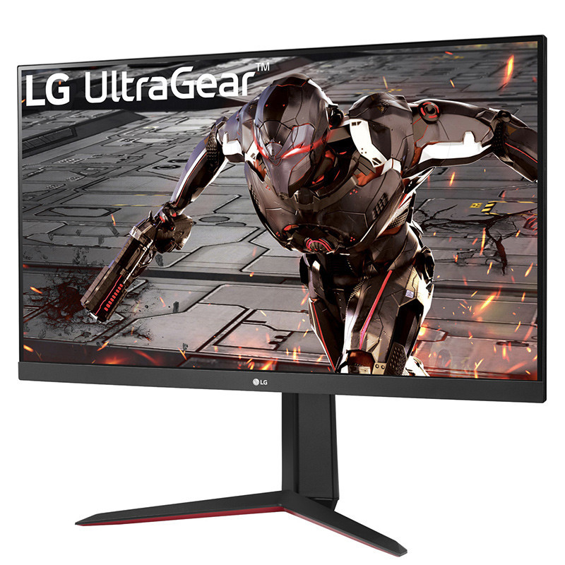 LG 32英寸 2K显示器165Hz 小金刚游戏电竞显示器HDR 升降旋转 微边框 sRGB95% 液晶台式电脑显示屏幕 32GN650