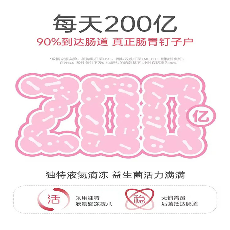 江中 利活益生菌20条*2盒 4000亿活菌肠胃肠道活性菌即食型乳酸菌粉正品