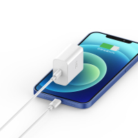 ZMI紫米 充电器20W苹果快充套装USB C TO Lightning数据线(1米)适用于苹果8-14系列