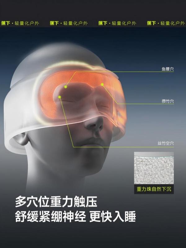 蕉下重力按摩眼罩LC613 漫暮黑高清大图