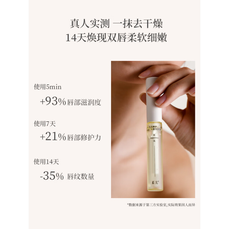 蓄光 灵芝修护淡纹唇蜜(桂花)(桂花)6.5ml高清大图