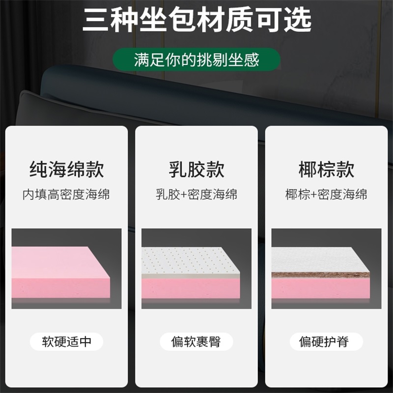 豫亨 实木沙发床两用可折叠推拉多功能小户型客厅新款科技布可储物1.35米高清大图