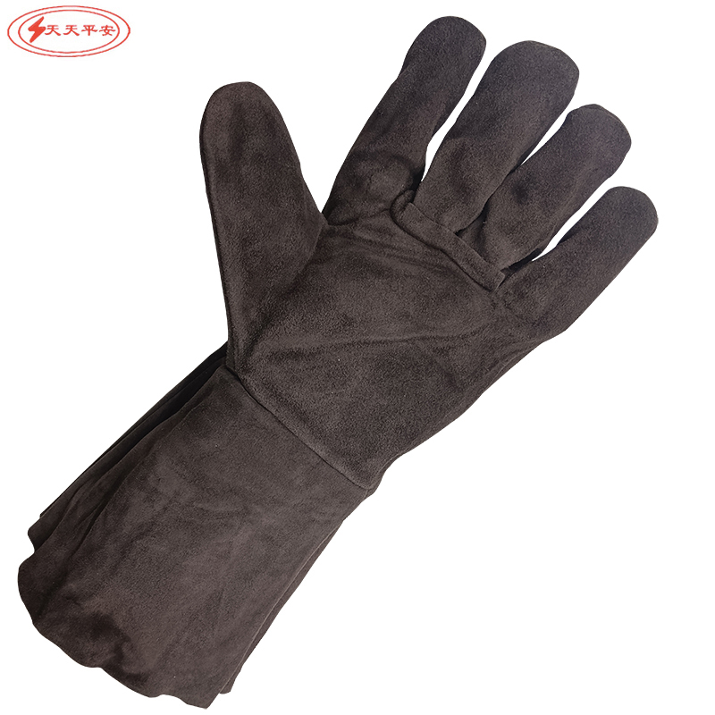 天天平安电焊手套焊工手套 纯牛皮款