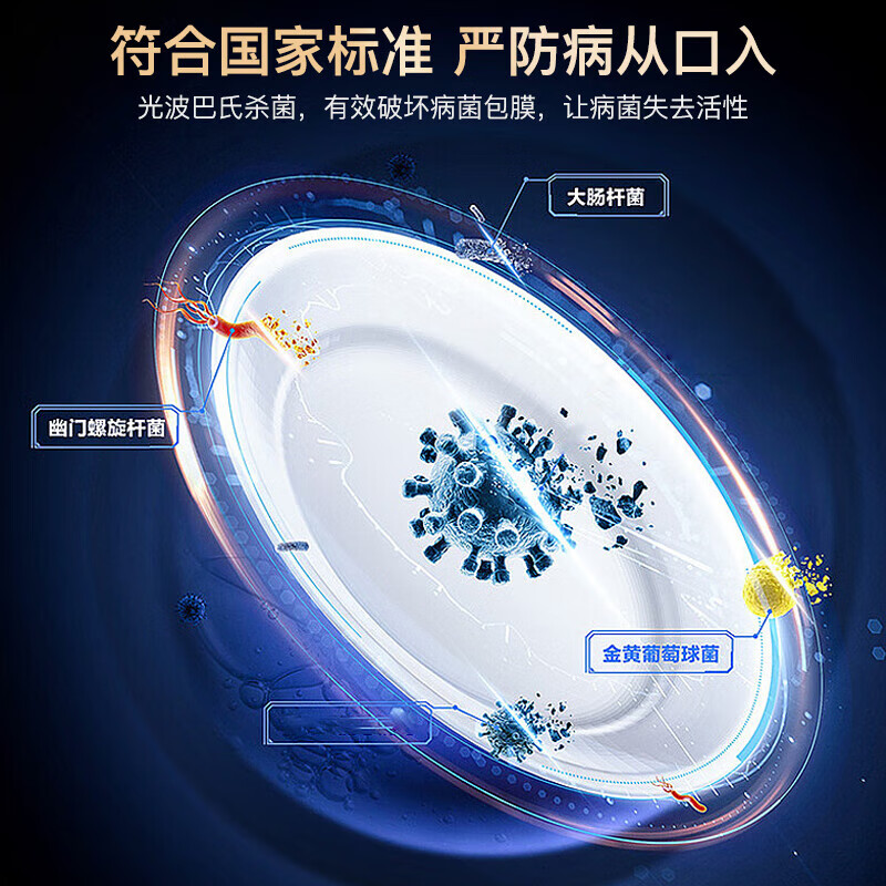 志高 消毒柜 ZTP-880L(标配)热风烘干+光波消毒+裳外线 单位:台高清大图
