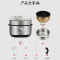 美的(Midea)电饭煲 MB-HS4030 家用4L智能IH多功能大容量钛金电饭锅 钛金鼎釜银灰色 微压焖香 智能预约
