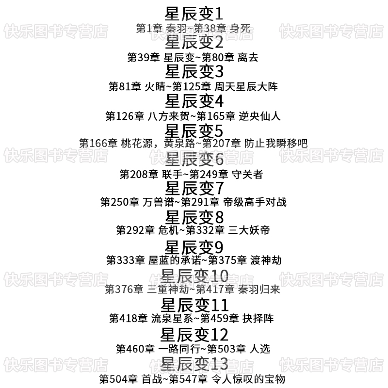 [正版]领劵立预订 星辰变典藏版全套完结123456789-15共15本 我吃西红柿连载玄幻小说雪鹰领主莽荒纪盘龙全高清大图