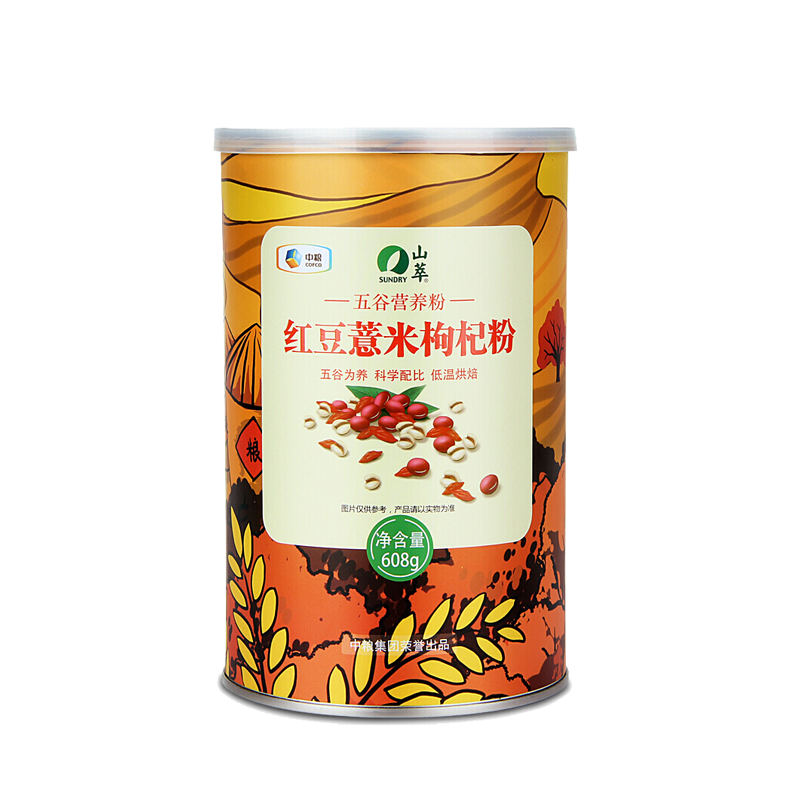 山萃(SUNDRY) 中粮红豆薏米枸杞五谷营养粉608g