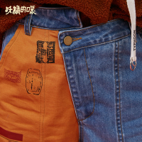 妖精的口袋Y冬季新款宽松直筒裤秋生chic韩版ins牛仔裤潮J女