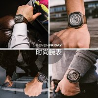 七个星期五(SEVENFRIDAY) 正品瑞表运动休闲 7个七个星期五男士皮带 机械表 男 手表P2B/01