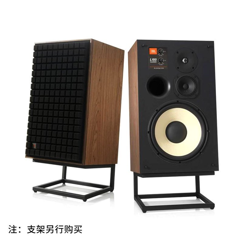JBL L100 音响 音箱 家庭影院 电视音响 Hifi套装 专业 Hifi 高保真 发烧音响 黑色