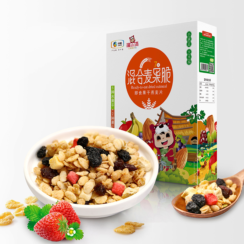 福小满 中粮福小满混合麦果脆礼盒(7日装) 30g*7袋