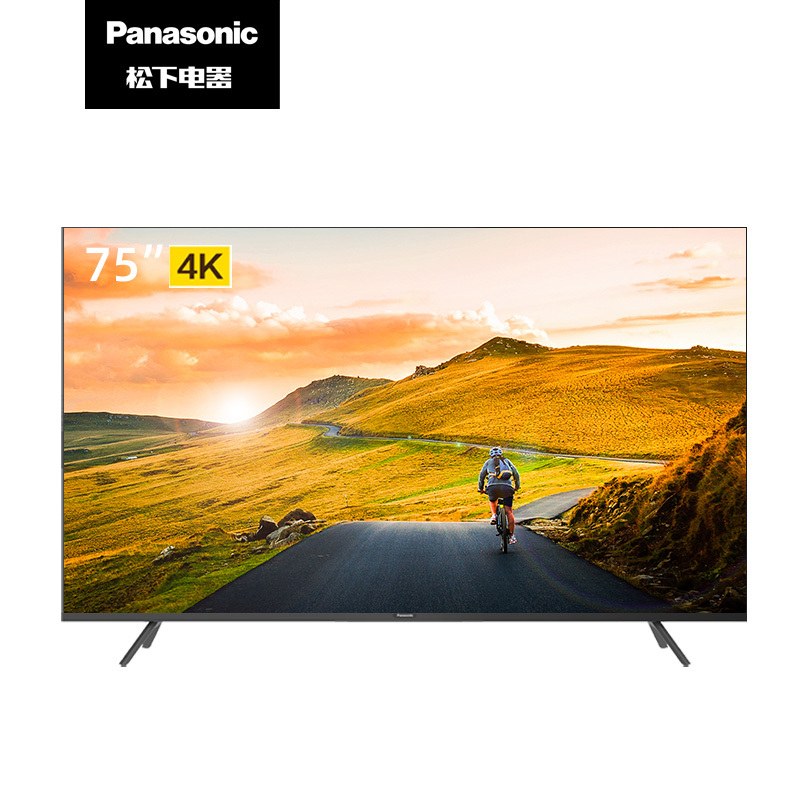 松下(Panasonic)TH-75LX560C 75英寸4K超清全面屏电视 六色优化 家长模式教育语音双频WiFi高清大图