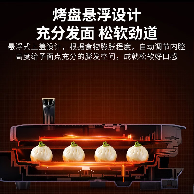 九阳(Joyoung)电饼铛家用双面加热加深加大烙煎烤饼薄饼机可拆卸JK30-GK530 夜曲蓝高清大图