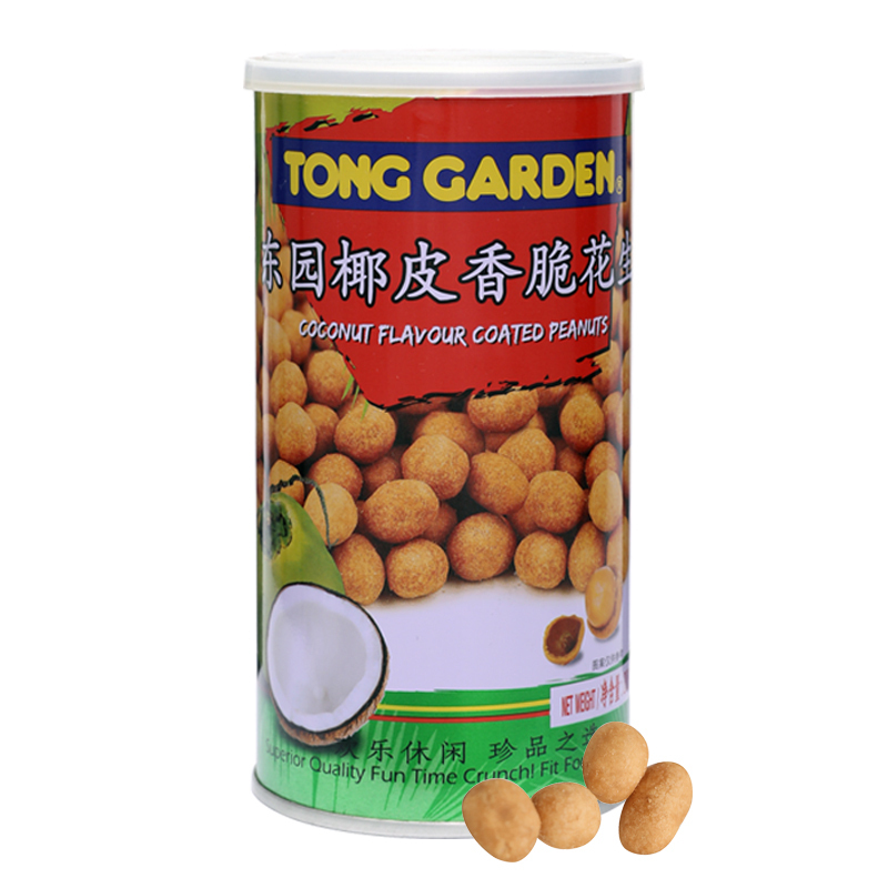 东园(Tong Garden) 椰皮香脆花生 200克 泰国原装进口零食