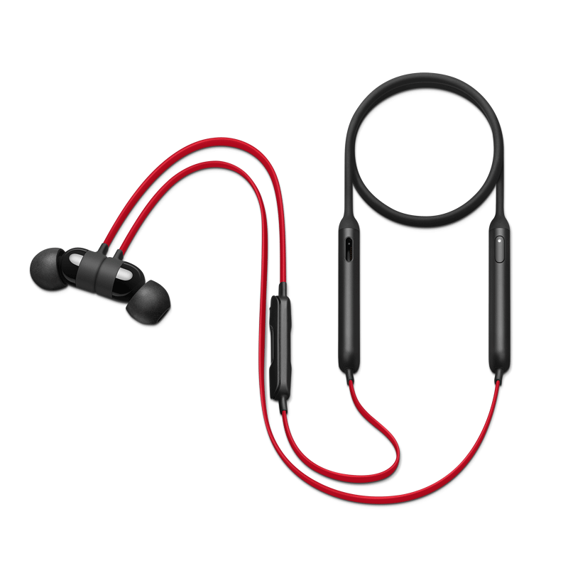 Beats X 蓝牙无线 跑步线控时尚入耳式耳机 带麦可通话 黑红色