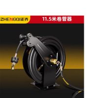 正齐新款电动黄油枪挖机专用打黄油机卷管器[带11.5米油管]