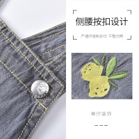 铅笔俱乐部童装2020夏装新款女童背带裙儿童牛仔裙小童休闲裙子潮
