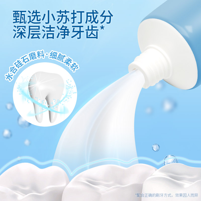 青蛙(FROG) 清新净齿牙膏GH962*3120g*3支装高清大图