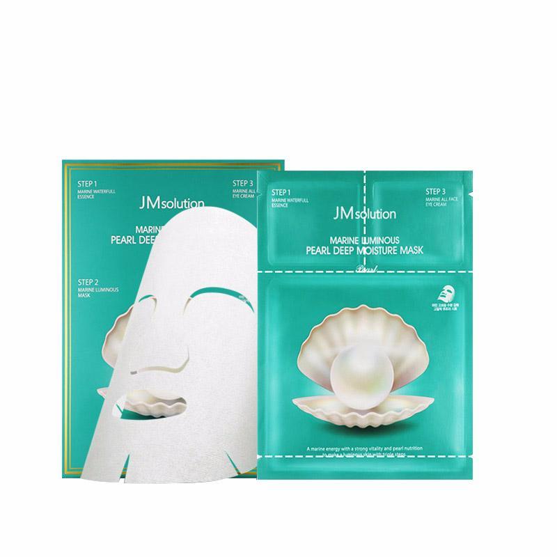 JMSolution JM面膜青光海洋珍珠深层保湿面贴膜 海洋珍珠面膜三部曲 10片/盒