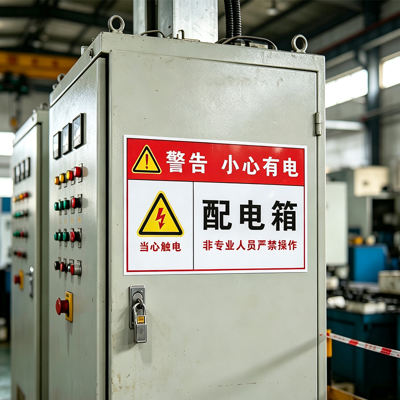 安虎 警示标识 配电箱-磁吸 张高清大图