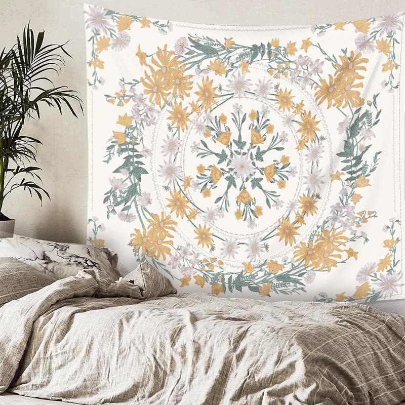 BONJEAN超大挂毯波西米亚墙布装饰床头卧室客厅瑜伽背景布北欧壁挂毯图片