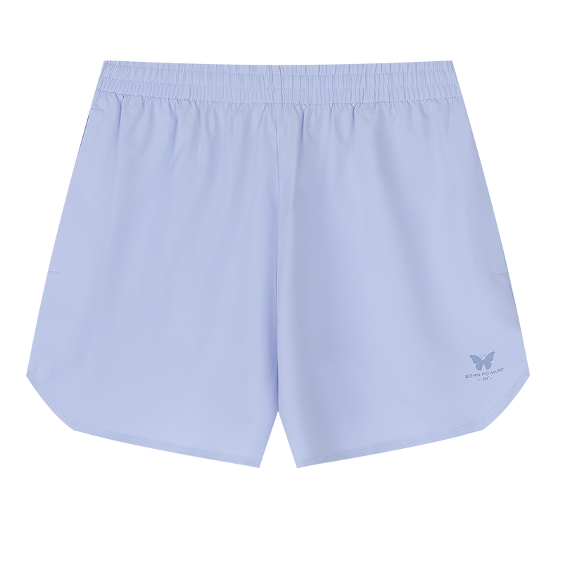 361°运动短裤女式夏季清爽舒适活力百搭短裤透气女运动裤662524702V L 苏菲紫