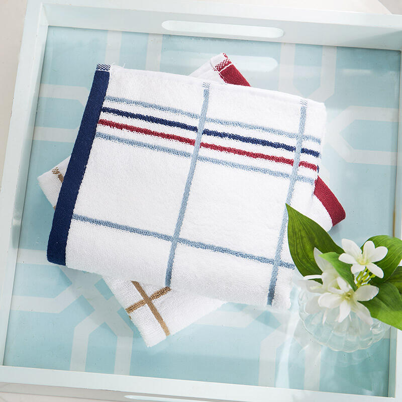 洁丽雅格韵全棉面巾 两件套JLY-TZ023高清大图