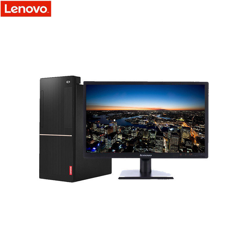 联想(Lenovo) 扬天T4900D 21.5英寸台式电脑(I3-7100 4G 500G DVD 集显 WIN10)