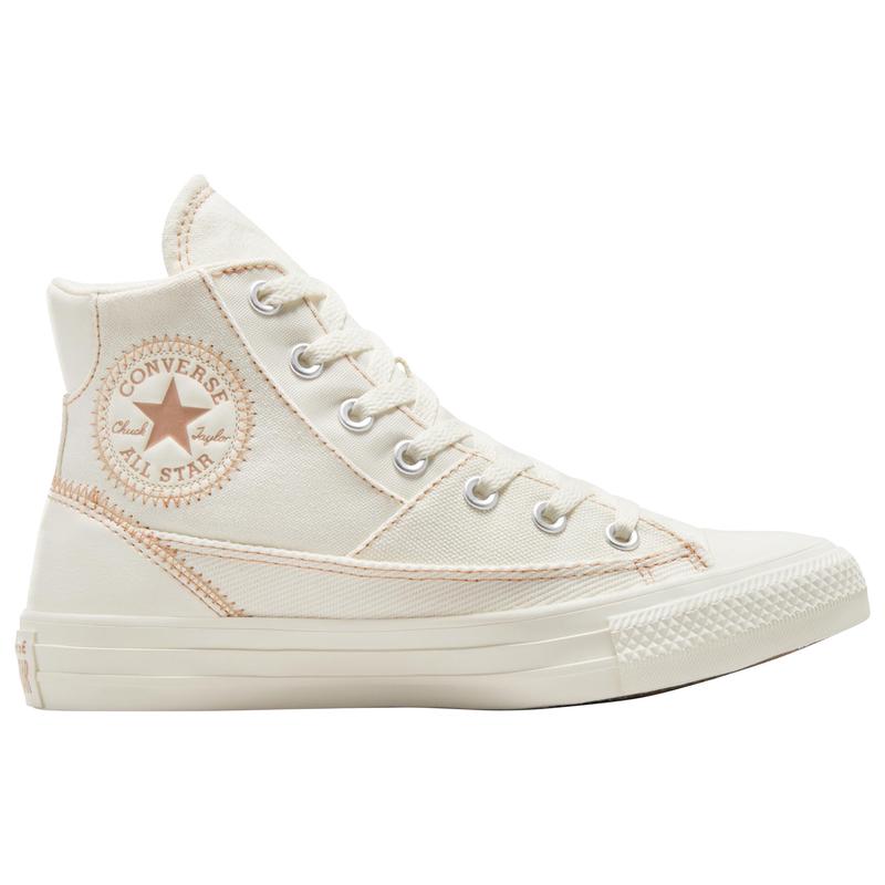 匡威(CONVERSE)高帮帆布拼接经典款休闲鞋女潮牌厚底运动板鞋 ver