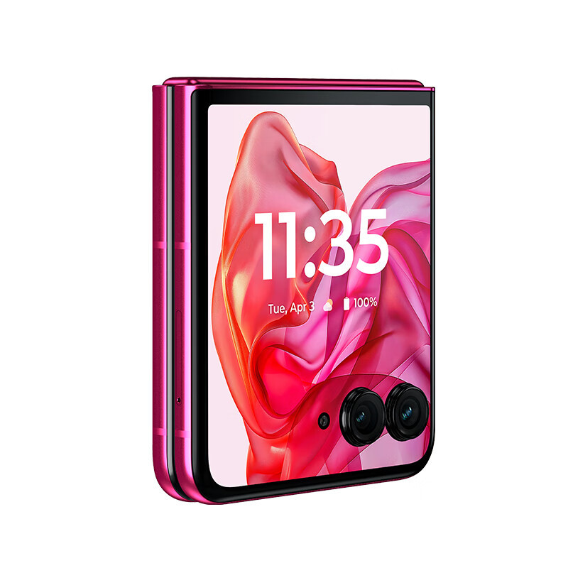 摩托罗拉 moto razr 50 Ultra 4吋无界大外屏 第五代折叠屏 悬停自由拍 5G手机AI元启版16+1TB哥特玫瑰高清大图
