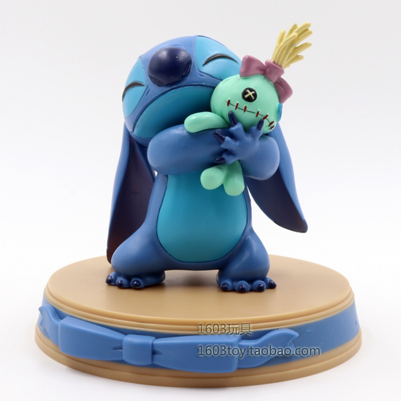 星际宝贝公仔史迪仔手办史迪奇模型玩具玩偶车载摆件生日视频