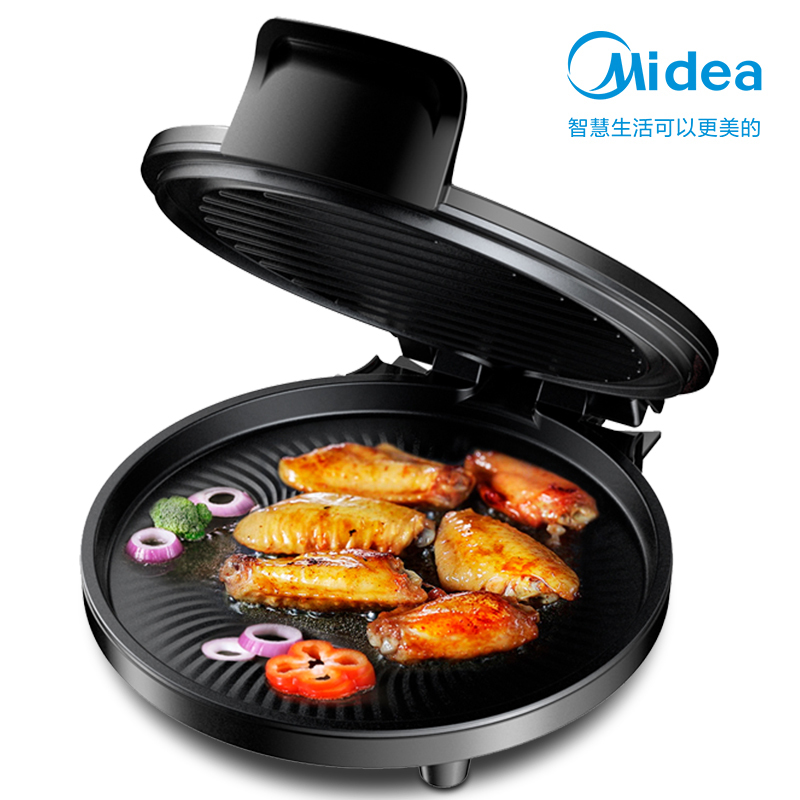 美的正品电饼铛家用小双面加热正品迷你烙饼机煎饼神器JK26Simple101