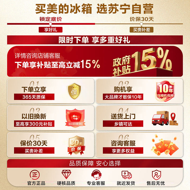 [自营]美的冰箱(Midea)双系统双循环风冷无霜十字四开门对开双开家用电冰箱一级能效变频大容量 MR-531WSPZE高清大图