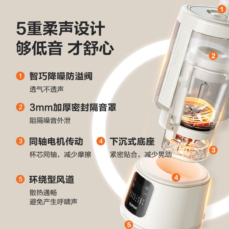 苏泊尔SUPOR降噪破壁机搅拌机高清大图
