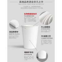一次性双层白纸杯 50个/包 Sinotong