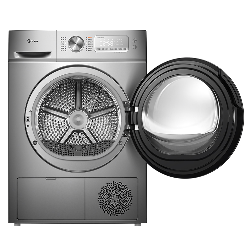 美的(Midea)烘干机家用干衣机 热泵式滚筒10公斤衣物烘干高温除菌除螨紫外线杀菌