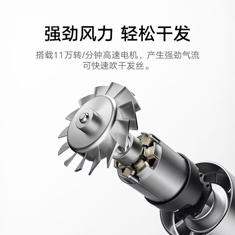 小米米家高速吹风机绿色负离子大风力速干护发家用电吹风送人礼物高清大图